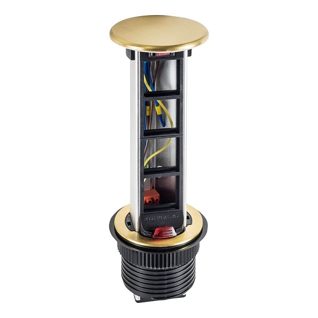 Блок розеточный встраиваемый 4 поста Ecoplast LUK 70344 изображение 1 Блок розеточный встраиваемый 4 поста Ecoplast LUK 70344 Фото № 1