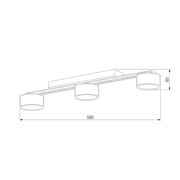Потолочная люстра TK Lighting 6243 Dallas Black Фото № 3