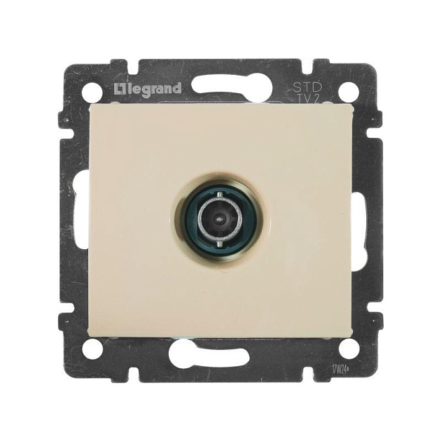 ТВ-розетка оконечная Legrand Valena слоновая кость 774330 Фото № 1