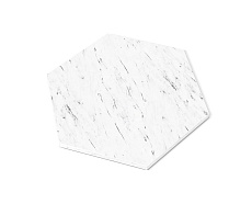 Журнальный стол Sheffilton SHT-TU29/H36/TT20 ЛДСП 60/60 черный муар/мрамор каррара белый 5182849802 3