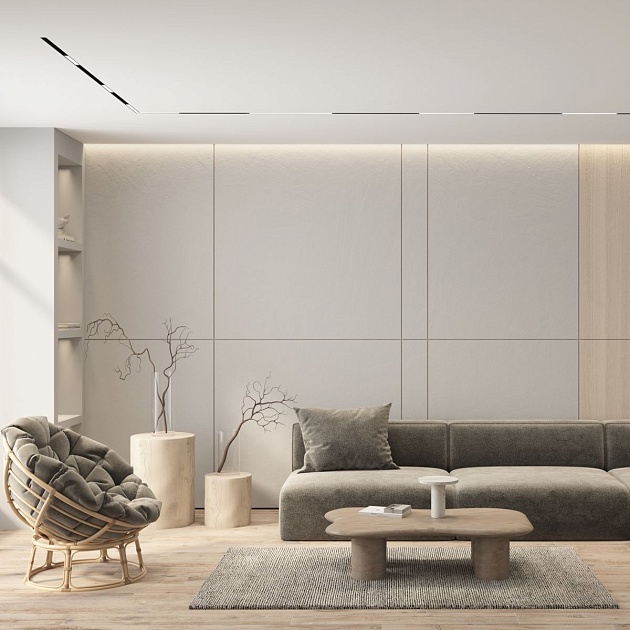 Трековый светодиодный светильник Denkirs Simple Linear DK8214-BK Фото № 4