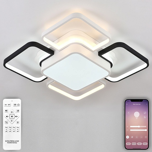 Потолочный светодиодный светильник Natali Kovaltseva 81038/8C изображение 6 Потолочный светодиодный светильник Natali Kovaltseva 81038/8C Фото № 6