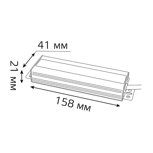 Блок питания Gauss 12V 60W IP66 8A 202023060 изображение 5 Блок питания Gauss 12V 60W IP66 8A 202023060 Фото № 5