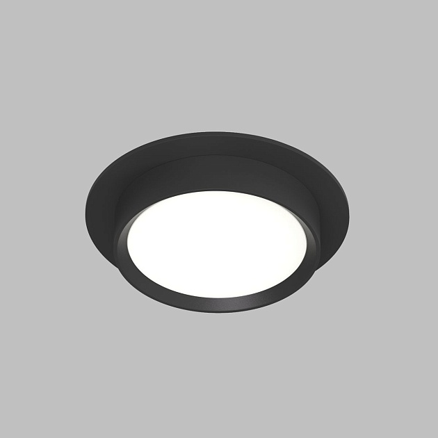 Встраиваемый светильник Denkirs Flat DK2090-BK Фото № 1