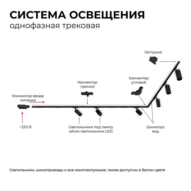 Трековый светильник Apeyron 25-04 Фото № 12