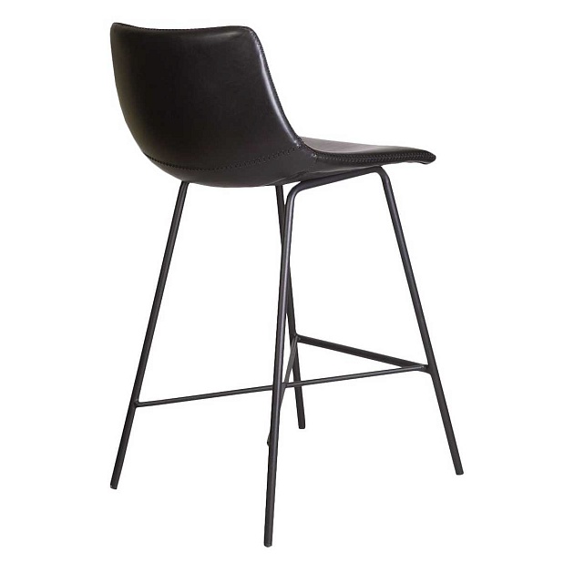 Барный стул AksHome Mexico черный + черная нить, экокожа 63663 изображение 3 Барный стул AksHome Mexico черный + черная нить, экокожа 63663 Фото № 3