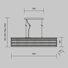Подвесная люстра Maytoni Dune DIA005PL-06CH 1