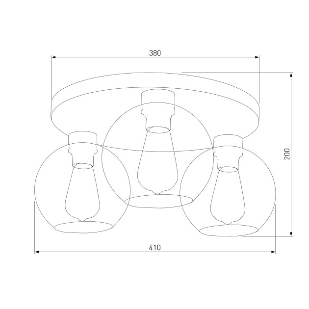 Потолочная люстра TK Lighting 2776 Cubus Graphite Фото № 3