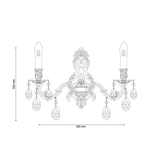 Бра Lucia Tucci Firenze W141.2 Coffe Gold изображение 2 Бра Lucia Tucci Firenze W141.2 Coffe Gold Фото № 2