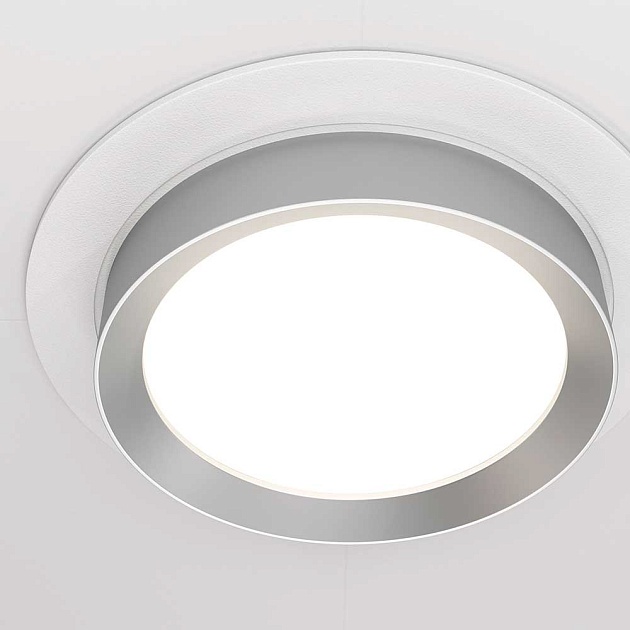 Встраиваемый светильник Maytoni Hoop DL086-GX53-RD-WS изображение 6 Встраиваемый светильник Maytoni Hoop DL086-GX53-RD-WS Фото № 6