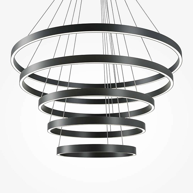 Подвесной светодиодный светильник Maytoni Rim MOD058PL-L200BK Фото № 3