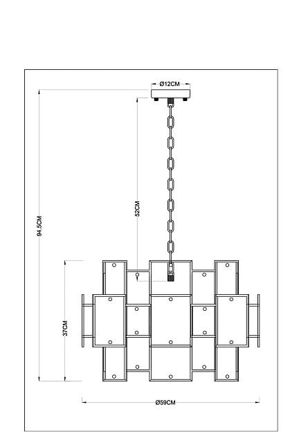 Подвесная люстра Arte Lamp Theemin A4068LM-12SG Фото № 2