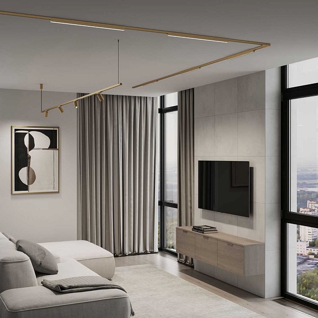 Трековый светильник Elektrostandard Brass Line a071850 Фото № 7