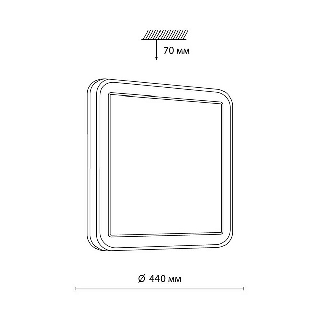 Настенно-потолочный светодиодный светильник Sonex Akuna 7621/DL изображение 8 Настенно-потолочный светодиодный светильник Sonex Akuna 7621/DL Фото № 8