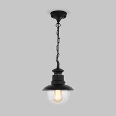 Уличный подвесной cветильник Elektrostandard Talli H GL 3002H черный a038483 3