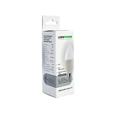 Светодиодная лампа LEDS POWER C37 E14 6,5Вт 4000К диммируемая 006703 1