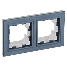 BRITE Рамка 2-местная IP44 РУ-2-БрМ-44 маренго IEK BR-M22-44-K35