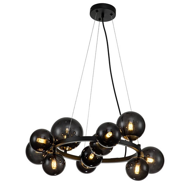 Подвесная люстра Indigo Molecola 11018/11P Black V000195 Фото № 1