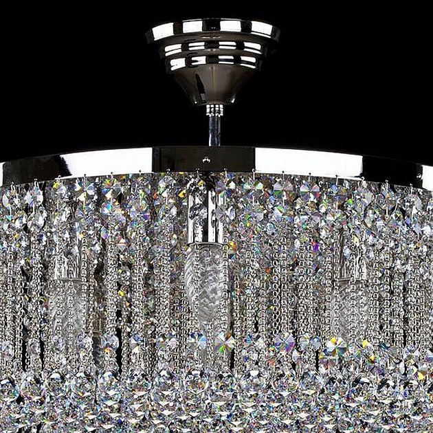 Потолочная люстра Artglass Persida Nickel CE изображение 5 Потолочная люстра Artglass Persida Nickel CE Фото № 5