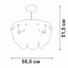 Подвесная люстра Vitaluce V5882-8/6PL 1