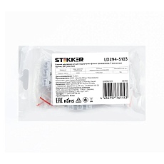 Клемма монтажная с/з Stekker, LD294-5103, для подключения фазных проводников 3 полюса, 3 контактные группы (3 ввода, 3 вывода на полюс) 39790 1
