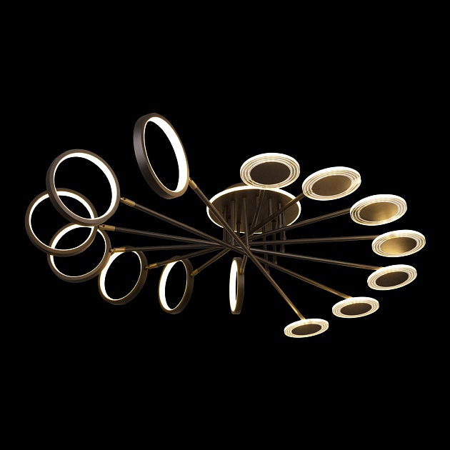 Потолочная светодиодная люстра Loft IT Megan 10164L Black Фото № 3