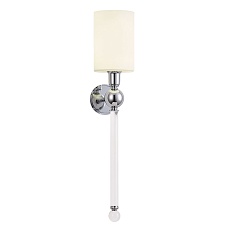 Бра Crystal Lux Mirabella AP1 Chrome/White 1