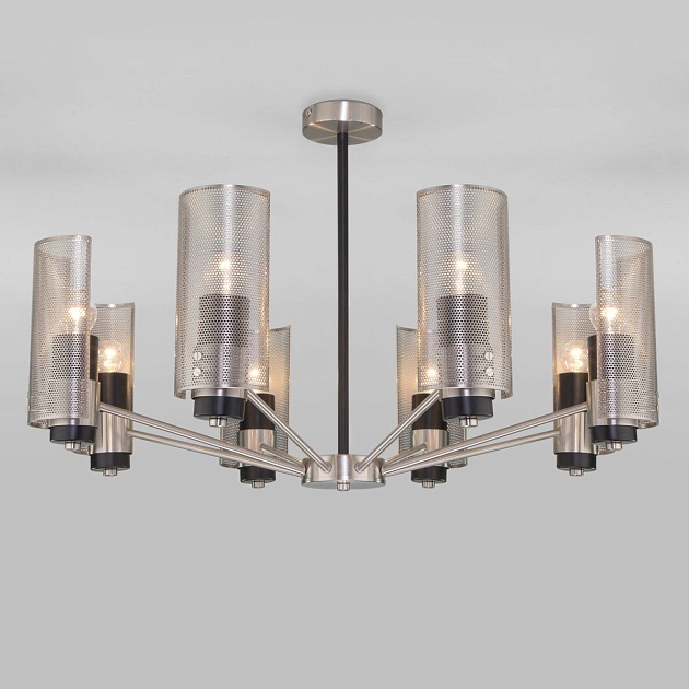 Потолочная люстра Eurosvet Grino 70139/8 никель Фото № 1