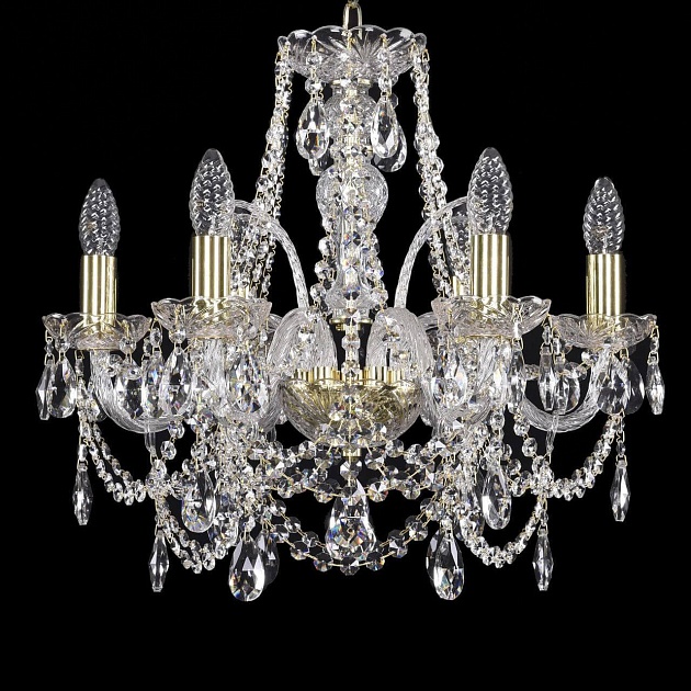 Подвесная люстра Bohemia Ivele 1411/6/160 G изображение 1 Подвесная люстра Bohemia Ivele 1411/6/160 G Фото № 1