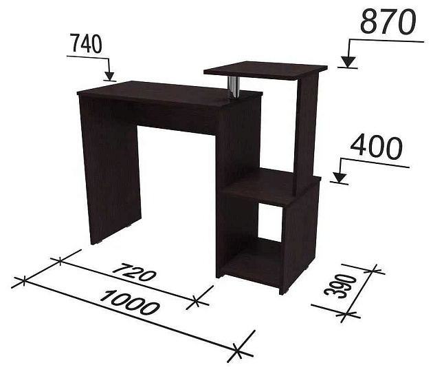 Компьютерный стол Woodville Джаз-30 440395 Фото № 3
