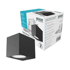 Уличный настенный светильник Gauss Cube GD158 3