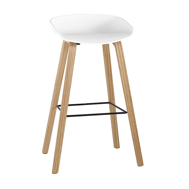 Барный стул Stool Group LIBRA белый деревян. ножки 8319 WHITE Фото № 1