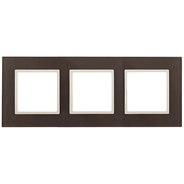 Рамка 3-постовая ЭРА Elegance 14-5103-31 Б0034521 изображение 2 Рамка 3-постовая ЭРА Elegance 14-5103-31 Б0034521 Фото № 2