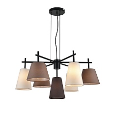 Подвесная люстра Indigo Abbinare 13032/7P Black V000534 3