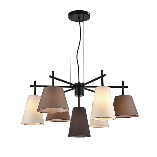 Подвесная люстра Indigo Abbinare 13032/7P Black V000534 Фото № 4