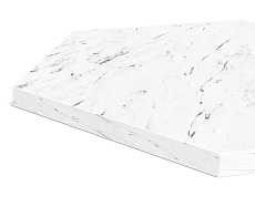 Журнальный стол Sheffilton SHT-TU29/H36/TT20 ЛДСП 60/60 черный муар/мрамор каррара белый 5182849802 1