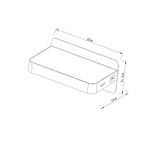 Настенный светодиодный светильник Lucide Atkin 77280/05/30 2