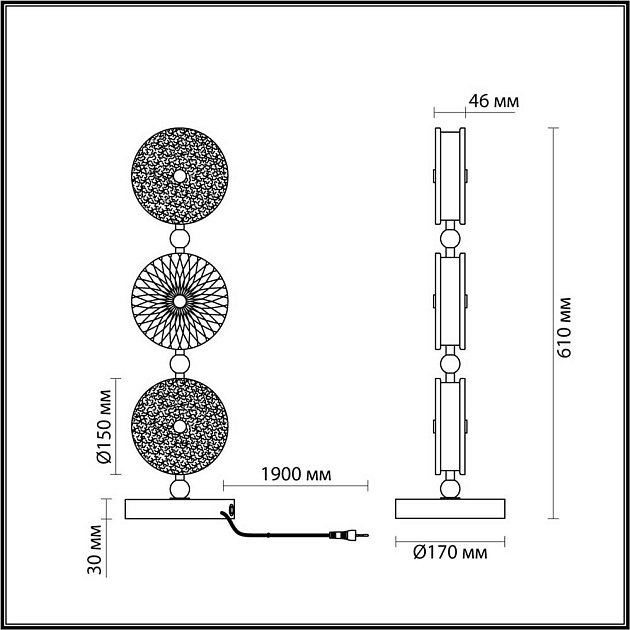 Настольная лампа Odeon Light Exclusive Caramella 5416/13TL Фото № 6