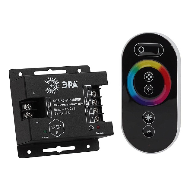 Контроллер ЭРА RGBcontroller-12/24V-216W/432W Б0043445 Фото № 1