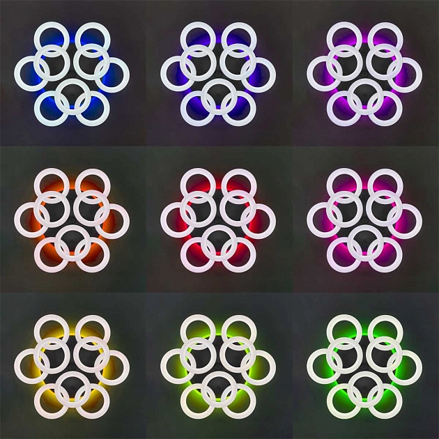 Потолочная светодиодная люстра Citilux Паркер Смарт CL225A190E Фото № 11