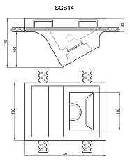 Встраиваемый светильник Artpole SGS14 2