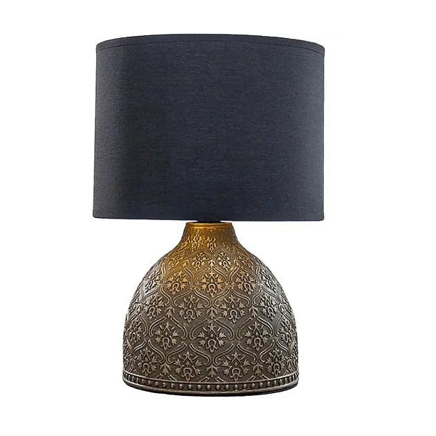 Настольная лампа Lucia Дамаск Черный бархат 445 4606400513070 Фото № 1