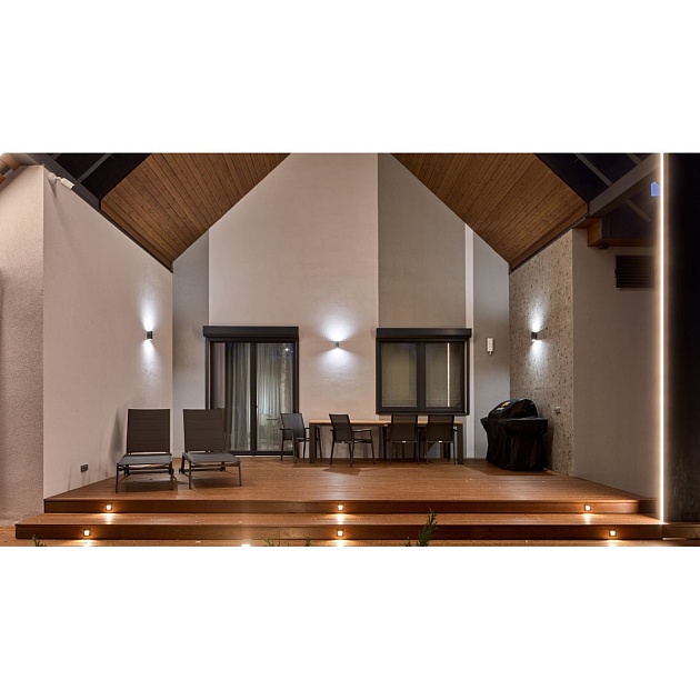 Уличный настенный светильник Maytoni Slat O044WL-02B Фото № 11