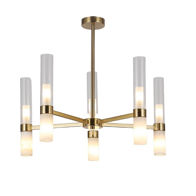 Подвесная люстра Gerhort G11072/10COP WT+CL изображение 1 Подвесная люстра Gerhort G11072/10COP WT+CL Фото № 1