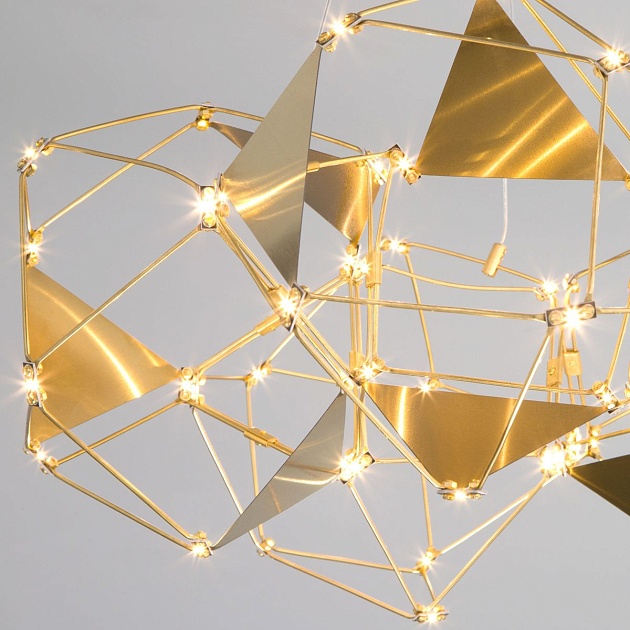 Подвесной светодиодный светильник Eurosvet Uma 90369/5 медь Фото № 4