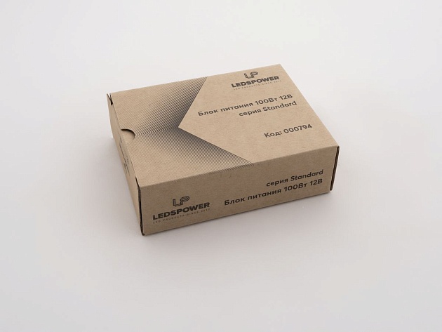 Блок питания LEDS POWER 100Вт 12В Standard 000794 изображение 1 Блок питания LEDS POWER 100Вт 12В Standard 000794 Фото № 1