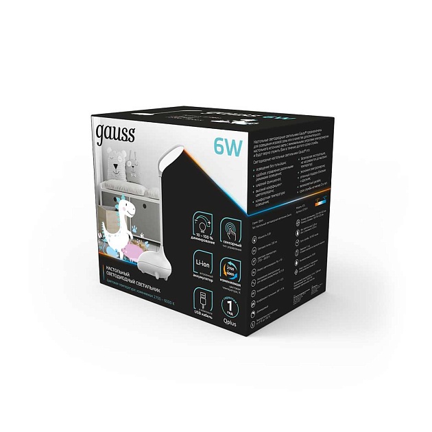 Настольная светодиодная лампа Gauss GT7011 Фото № 6