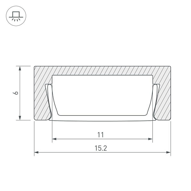 Профиль Arlight Mic-3000 Anod 029763 изображение 5 Профиль Arlight Mic-3000 Anod 029763 Фото № 5