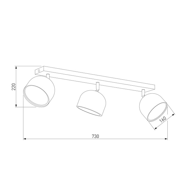 Спот TK Lighting 3416 Altea White Фото № 2