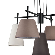 Подвесная люстра Indigo Abbinare 13032/5P Black V000533 2